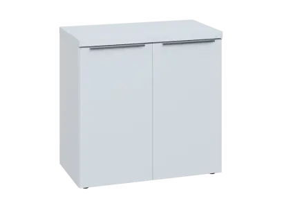 SIN 2 - 8D kancelářská skříň, 2-dveřová, 770x800x400, bílá